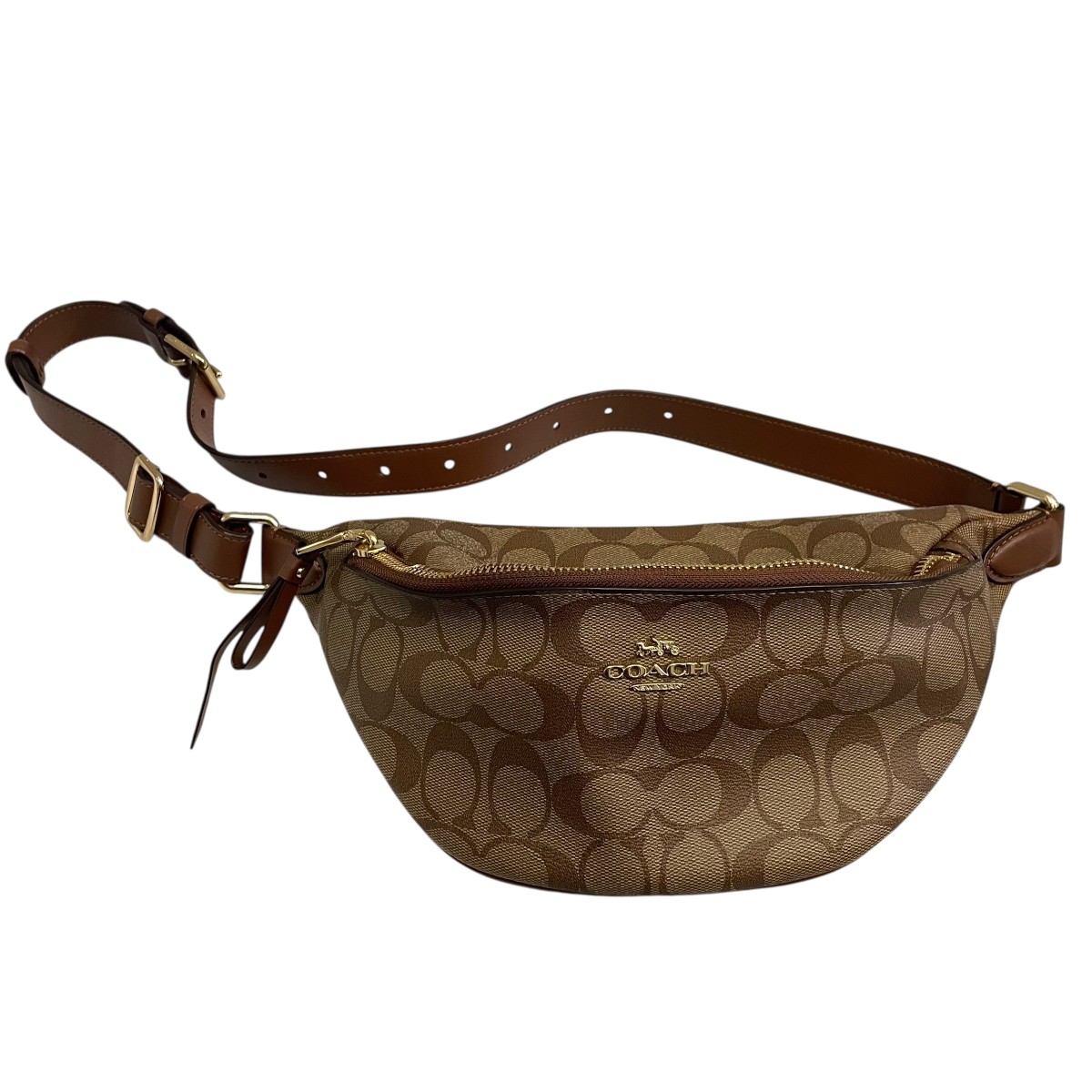 楽天市場】【バッグ】COACH コーチ シグネチャー ウエストポーチ