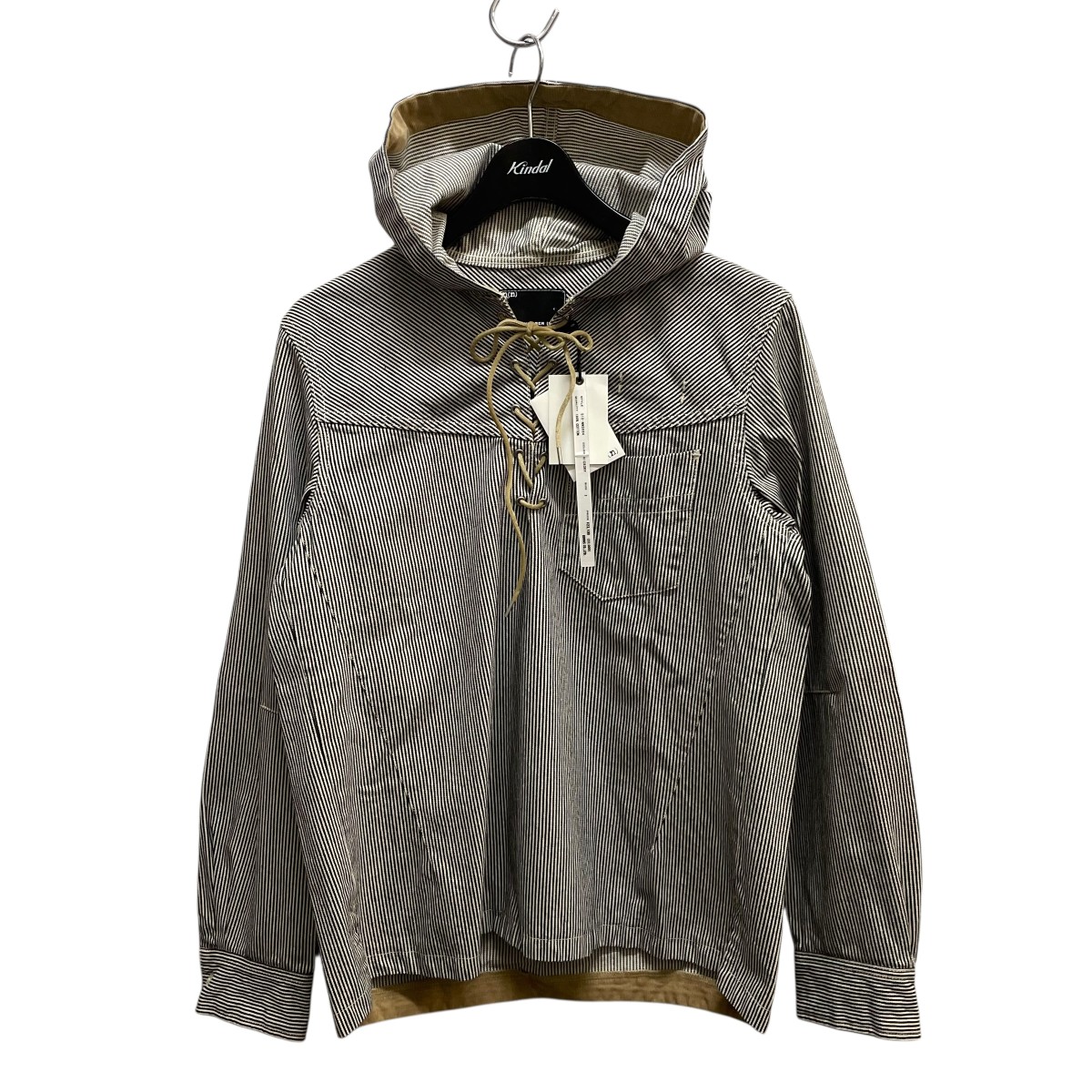 【中古】 n(n) by NUMBER (N)INE パーカー グレー サイズ：2 【価格見直し】