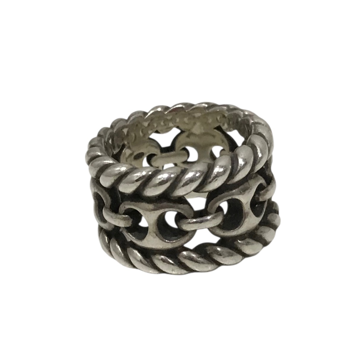 【中古】 GUCCI マリナーリンクリング シルバー サイズ：約12.5号 【価格見直し】