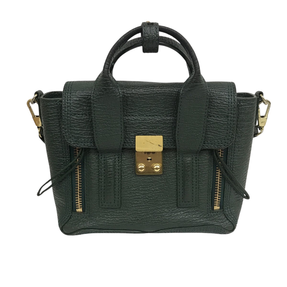 【中古】3．1 phillip lim ショルダーバッグ グリーン 【041125】（スリーワンフィリップリム）