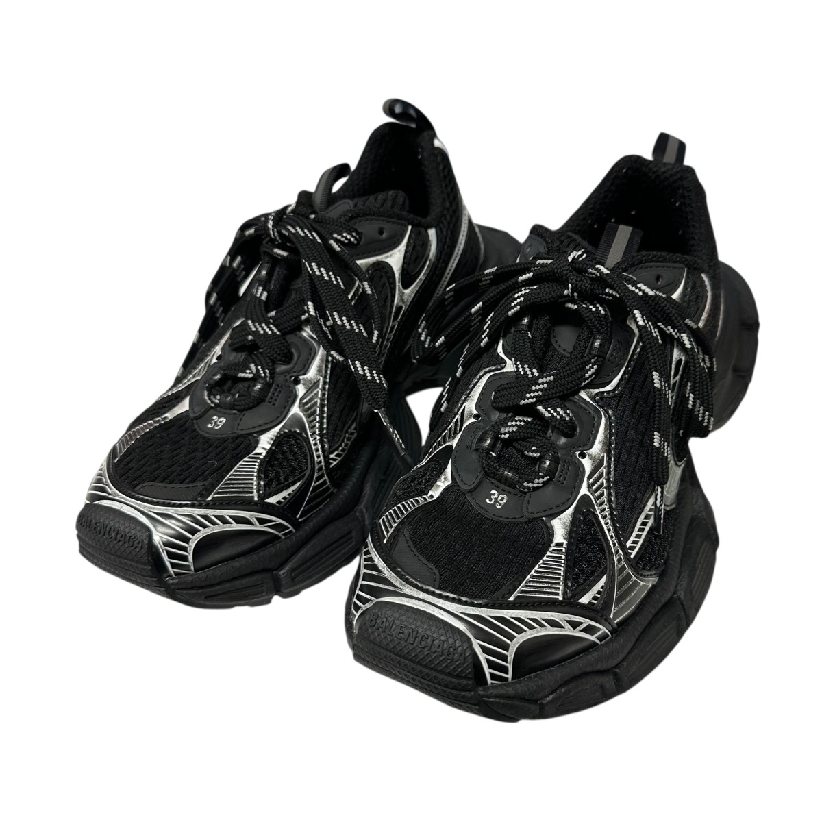 楽天市場】BALENCIAGA バレンシアガ 3XL スニーカー ブラック ホワイト
