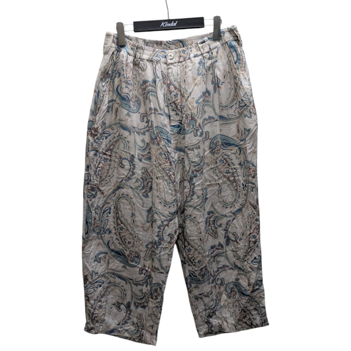 【中古】 TIGHTBOOTH PRODUCTION PAISLEY BALLOON PANTS Winter イージーパンツ ホワイト サイズ：L 【価格見直し】