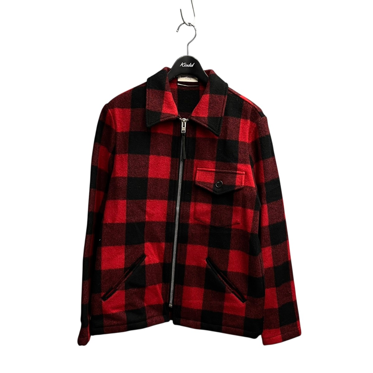 楽天市場】Yves Saint Laurent 90s CHECK FLEECE JACKET Size-L