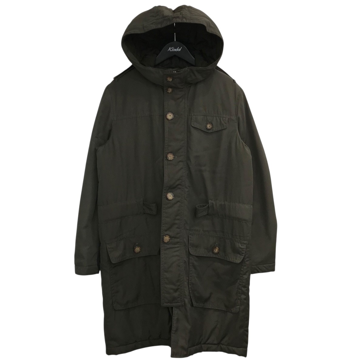【中古】 EDITIONS M．R 中綿フーデッドコート カーキ サイズ：46 【価格見直し】 9,240円