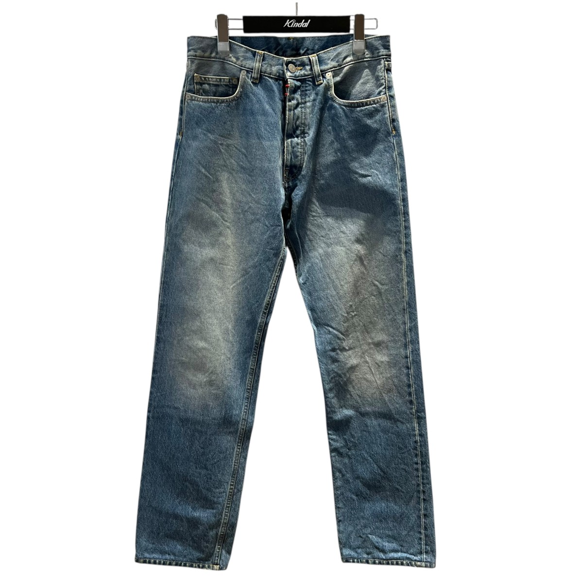 【中古】 Martin Margiela14　 ヴィンテージウォッシュド ストレートデニム デニムパンツ SILLA0001 S30561 レッド サイズ：30 【031125】（マルタン・マルジェラ14）