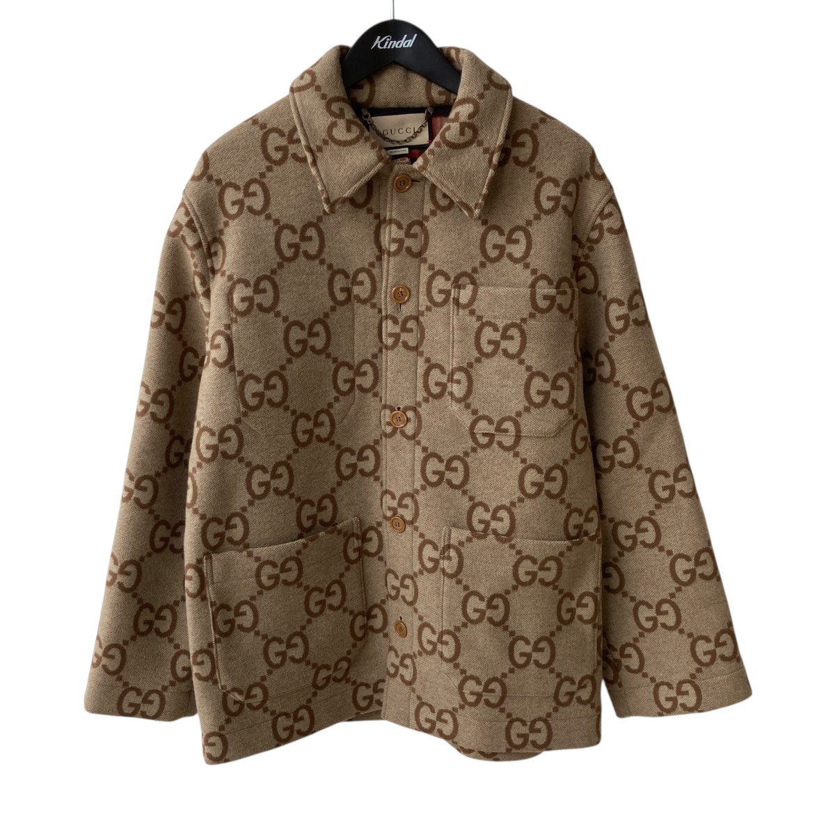 楽天市場】【中古】｜GUCCI グッチ ダブルGエンブロダリ―ウールコート