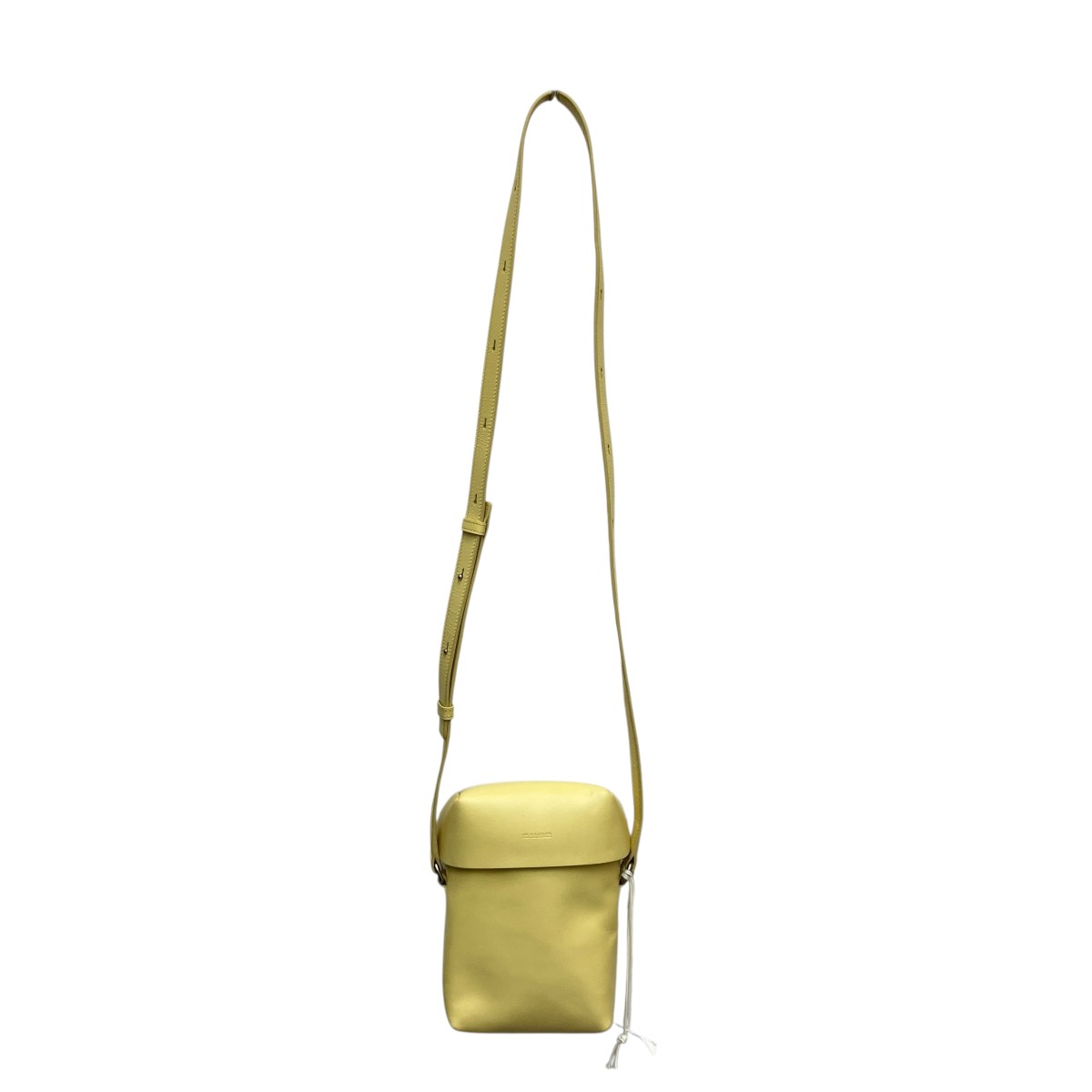 【中古】\u003cBR\u003eJIL SANDER\u003cBR\u003eショルダーバッグ LID CROSSBODY SM 黄色\u003cBR\u003e【通貨価値思いなおす】