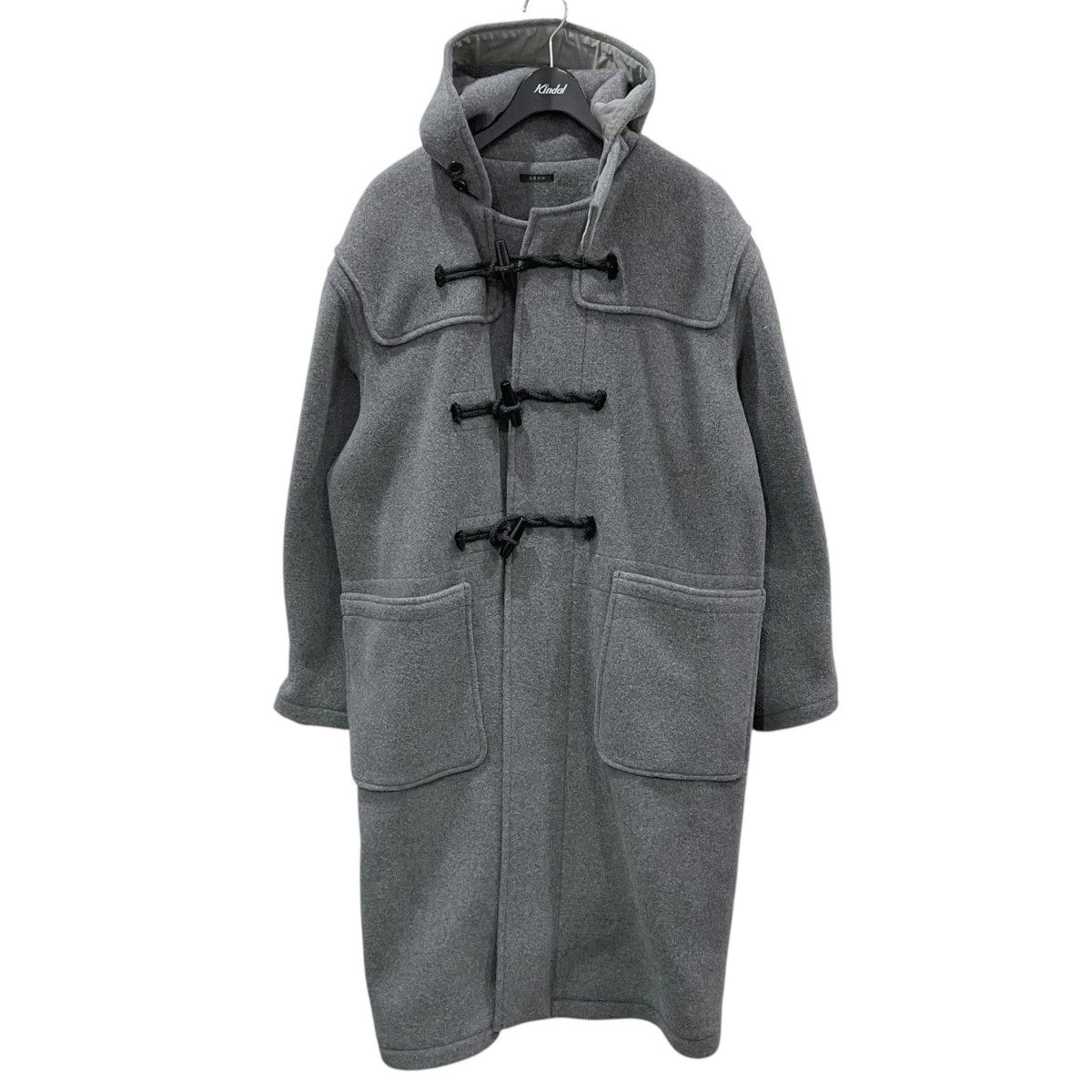 【中古】LENOダッフルコート DUFFLE COAT H2202-C0010 グレー サイズ：2【価格見直し】｜ブランド古着のカインドオル