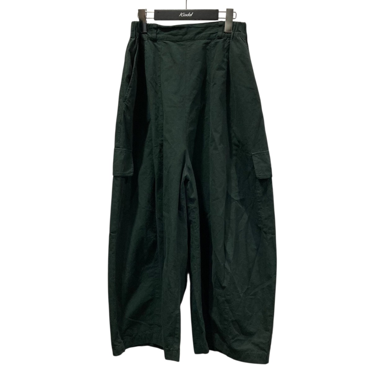 楽天市場】nest Robe ネストローブ ウール サルエル パンツ カーキ F