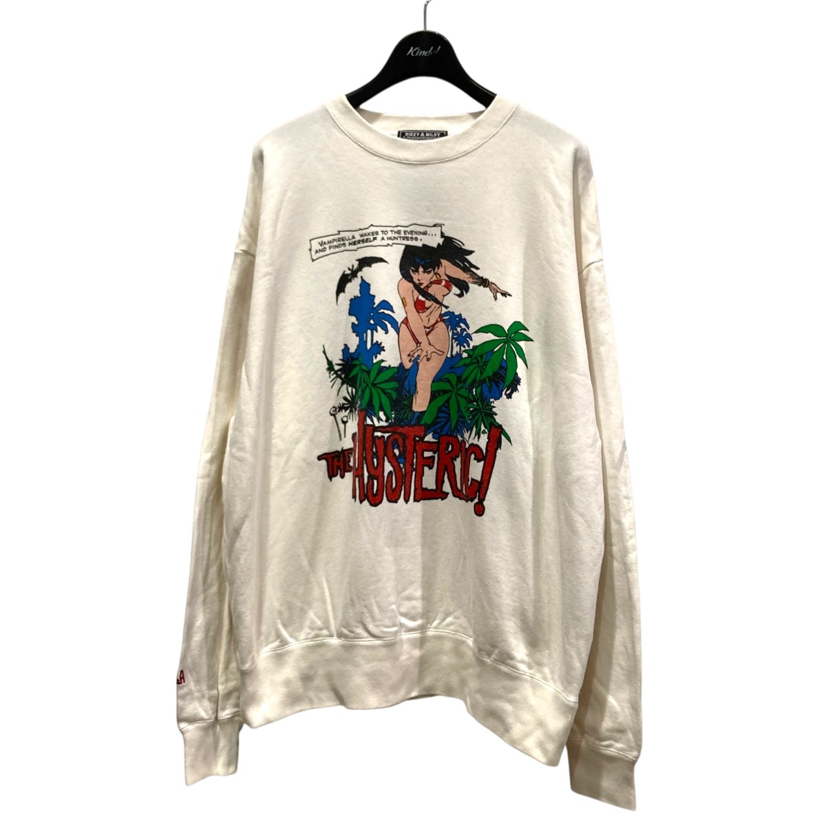 ヒステリックグラマー ヴァンピレラ ビッグロゴ スウェット トレーナー