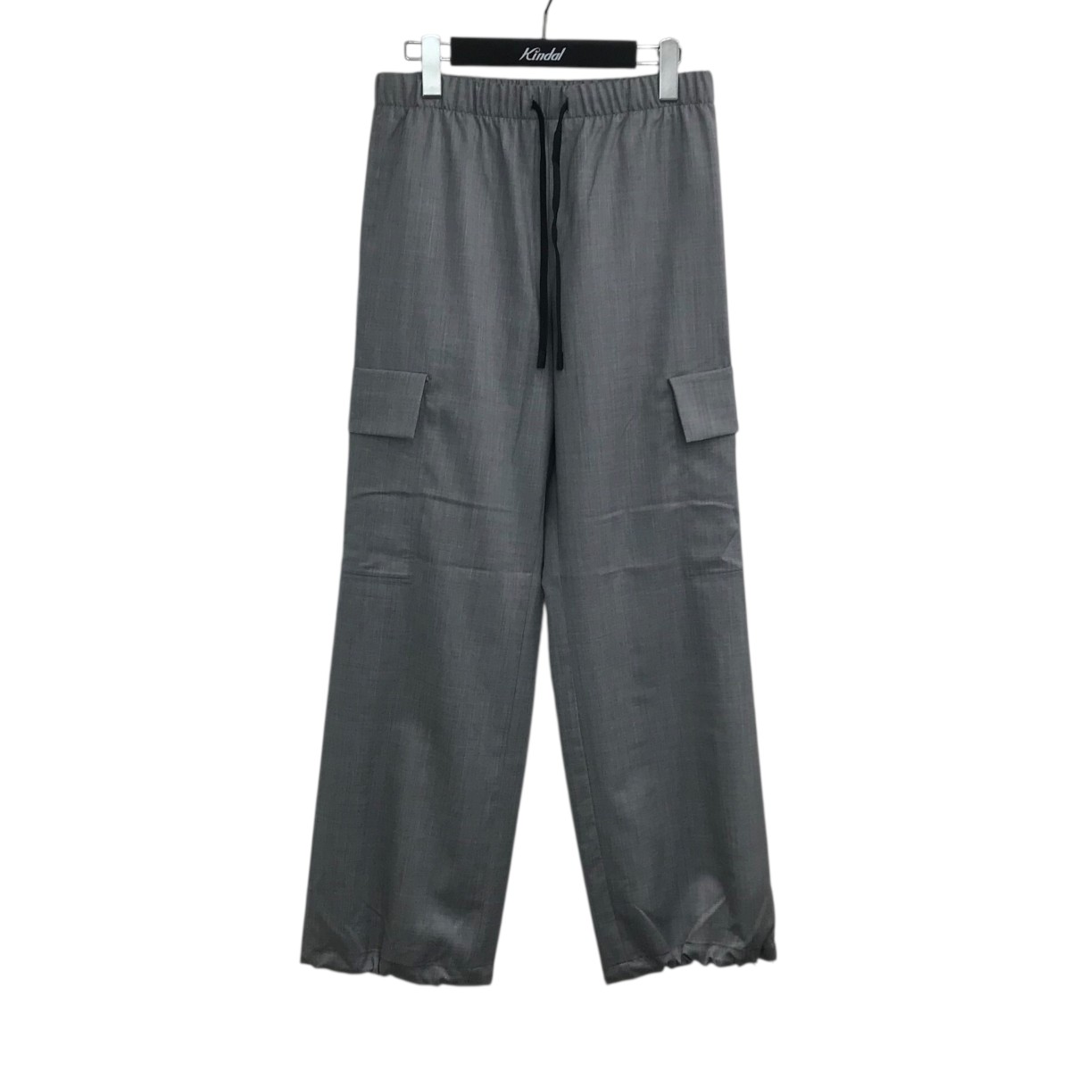 【中古】N．HOOLYWOOD 25SS 「WIDE EASY PANTS」 ワイドイージーパンツ 2251CP20002 ともし火薄墨色 大きさ：36 【290526】（エヌハリウッド）