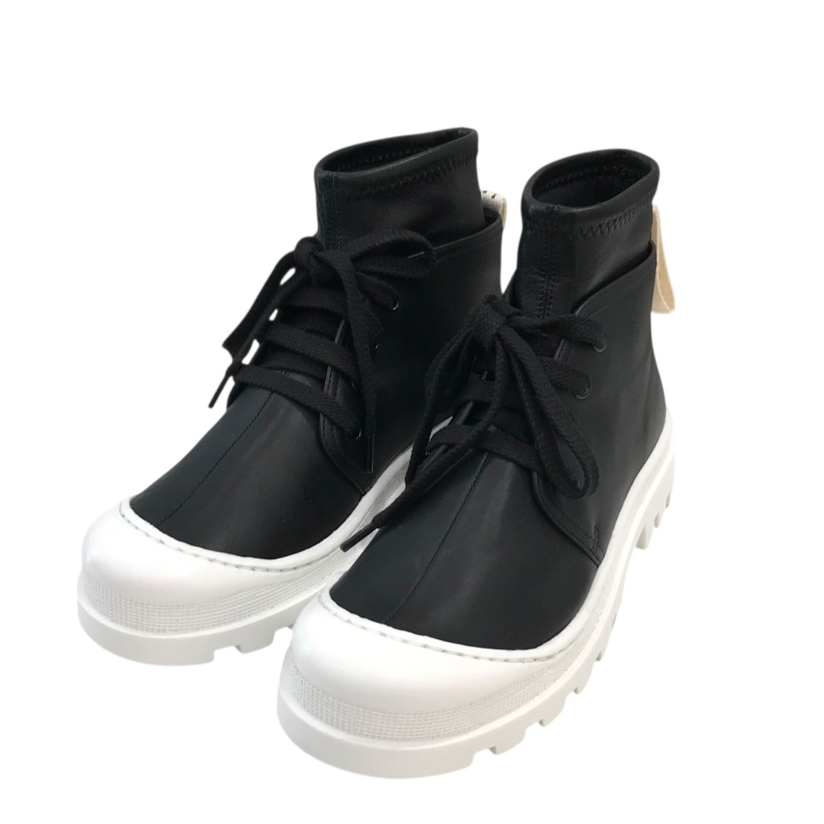 楽天市場】質屋 ロエベ LOEWE ミッド コンバット ブーツ 37 サイズ