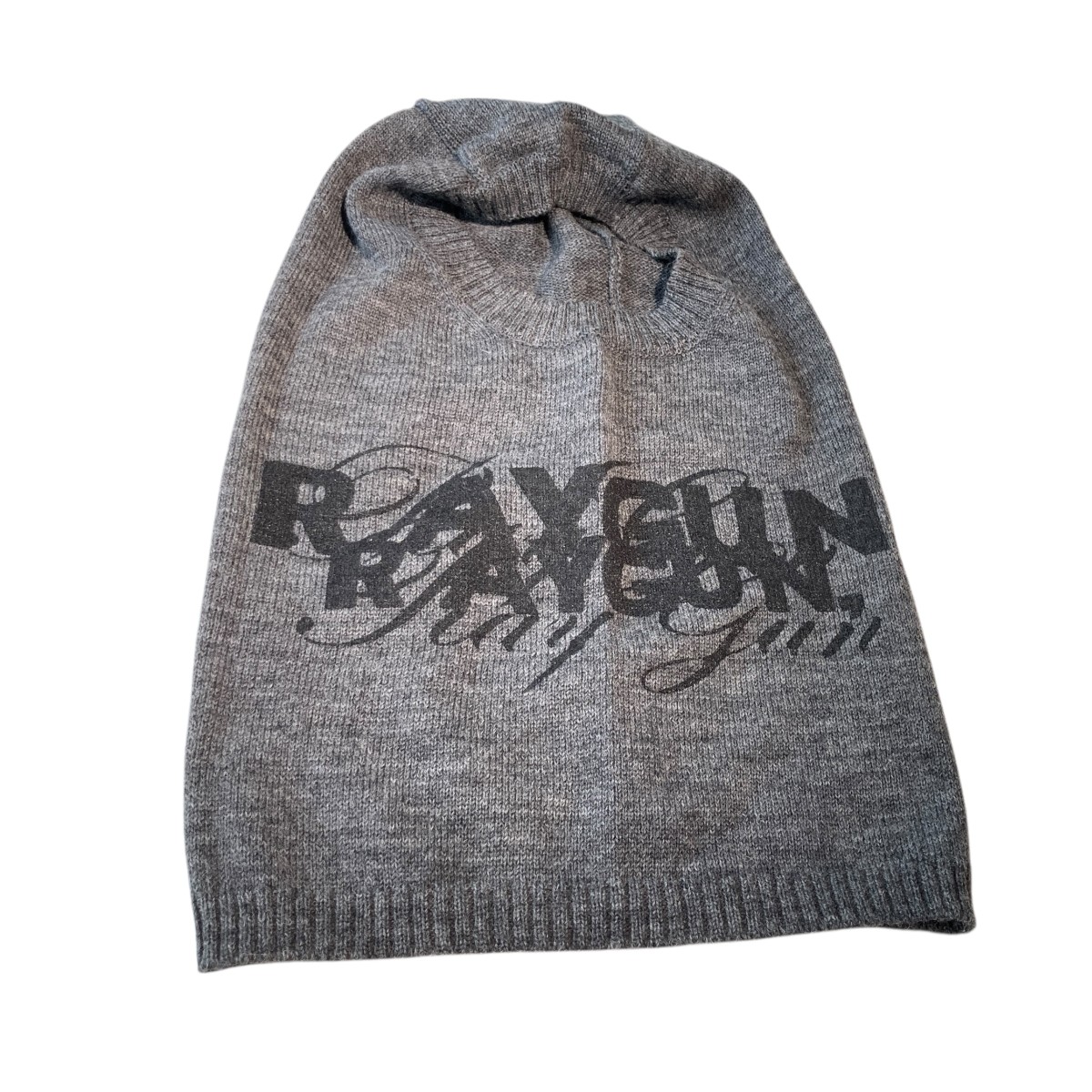 【中古】 TAKAHIROMIYASHITA TheSoloIst．　 shetland wool huge balaclava ニット帽 バラクラバ sk0013aAW23 グレー 【061125】（タカヒロミヤシタザソロイスト）