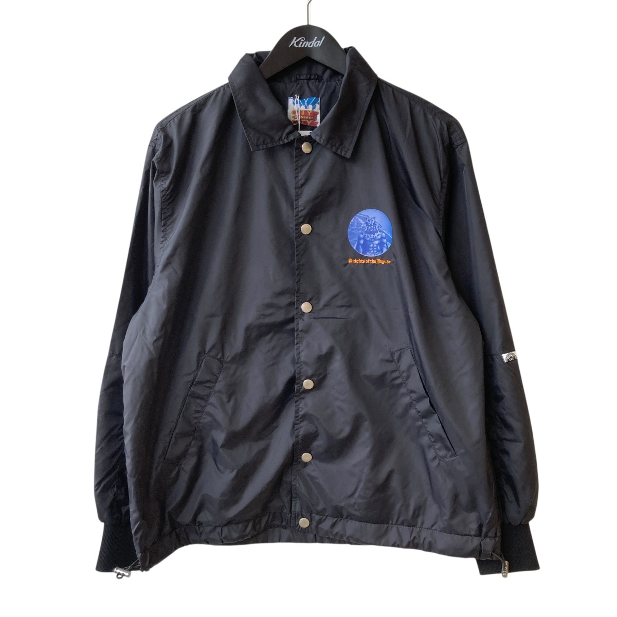 【中古】 CITY COUNTRY CITY NYLON COACH JACKET コーチジャケット CCC-253J006 ブラック サイズ：S 【価格見直し】