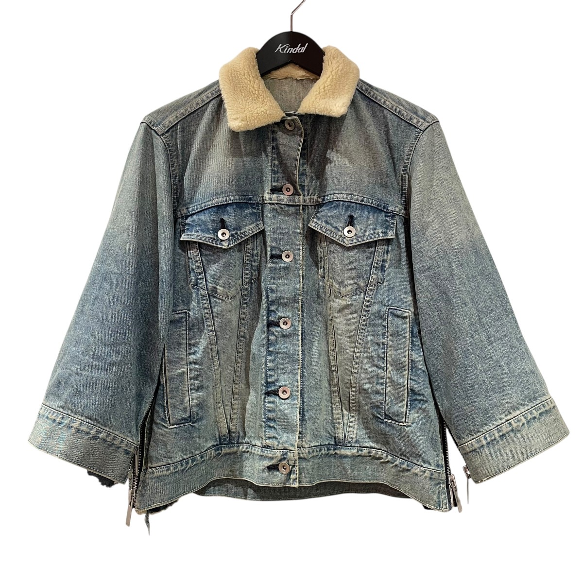 楽天市場】【中古】sacaiマルチポケット バッグ ドッキング デニム