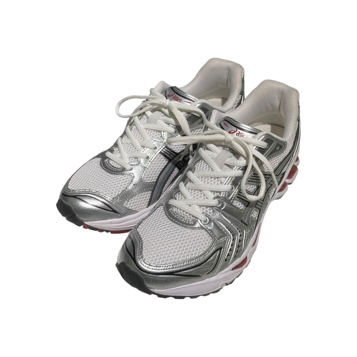 【中古】 asics Gel-Kayano 14 スニーカー 1201A019-104 シルバー×ホワイト サイズ：28.5 【価格見直し】