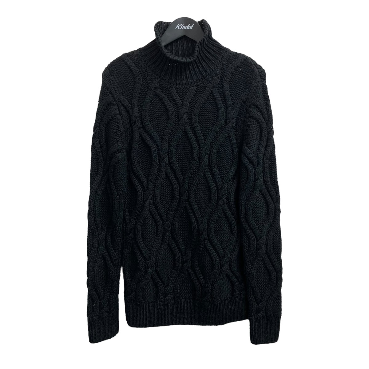 【中古】DRIES VAN NOTEN 編み物 黒いこと 大きさ：M 【200326】（ドリスヴァンノッテン）