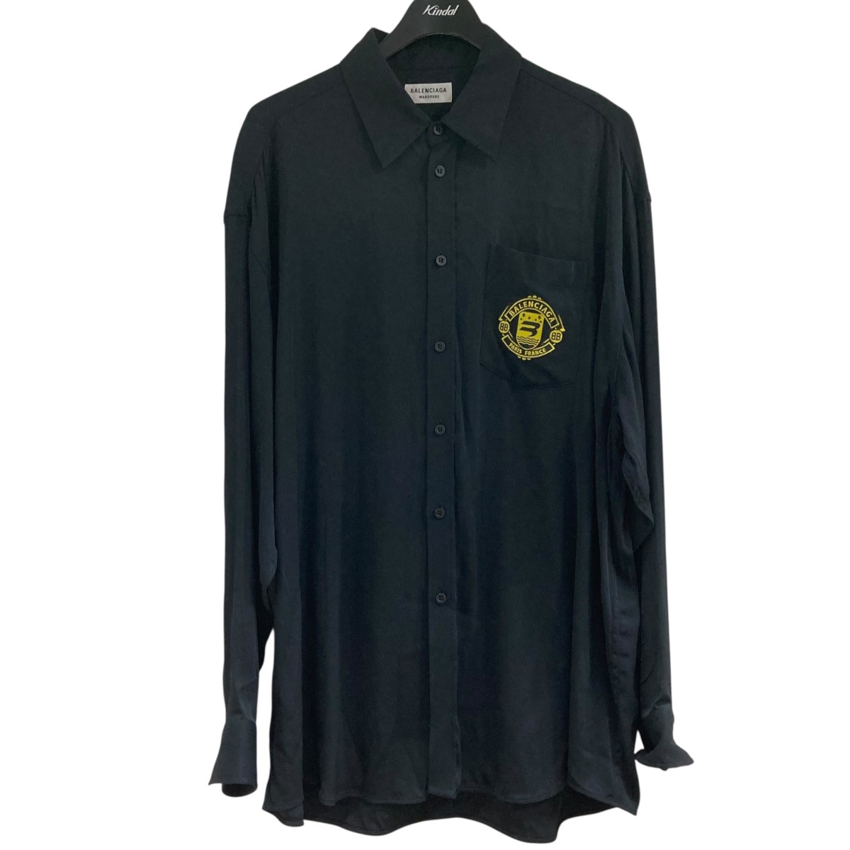 【中古】 BALENCIAGA 長袖シャツ ブラック サイズ：34 【価格見直し】