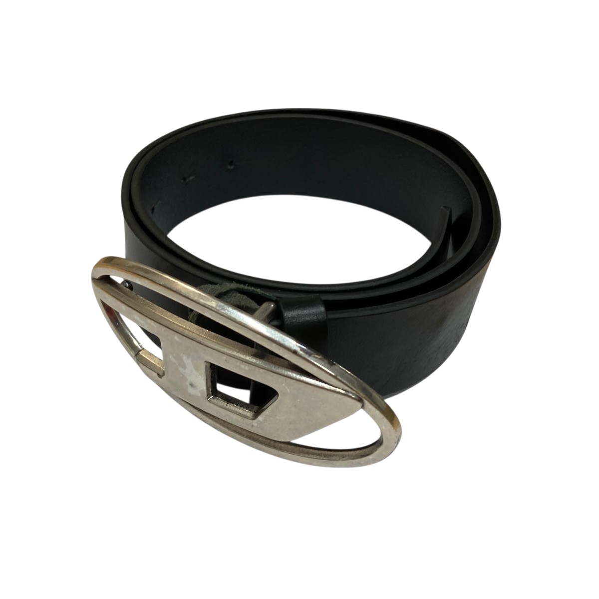 【中古】 DIESEL レザーベルト ブラック サイズ：75/30 【価格見直し】