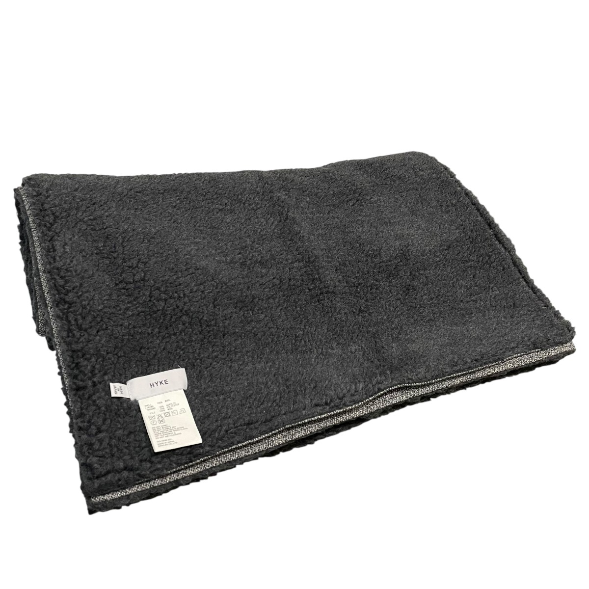 【中古】<br>HYKE<br>182-19086-022 マフラー グレー<br>【価格見直し】