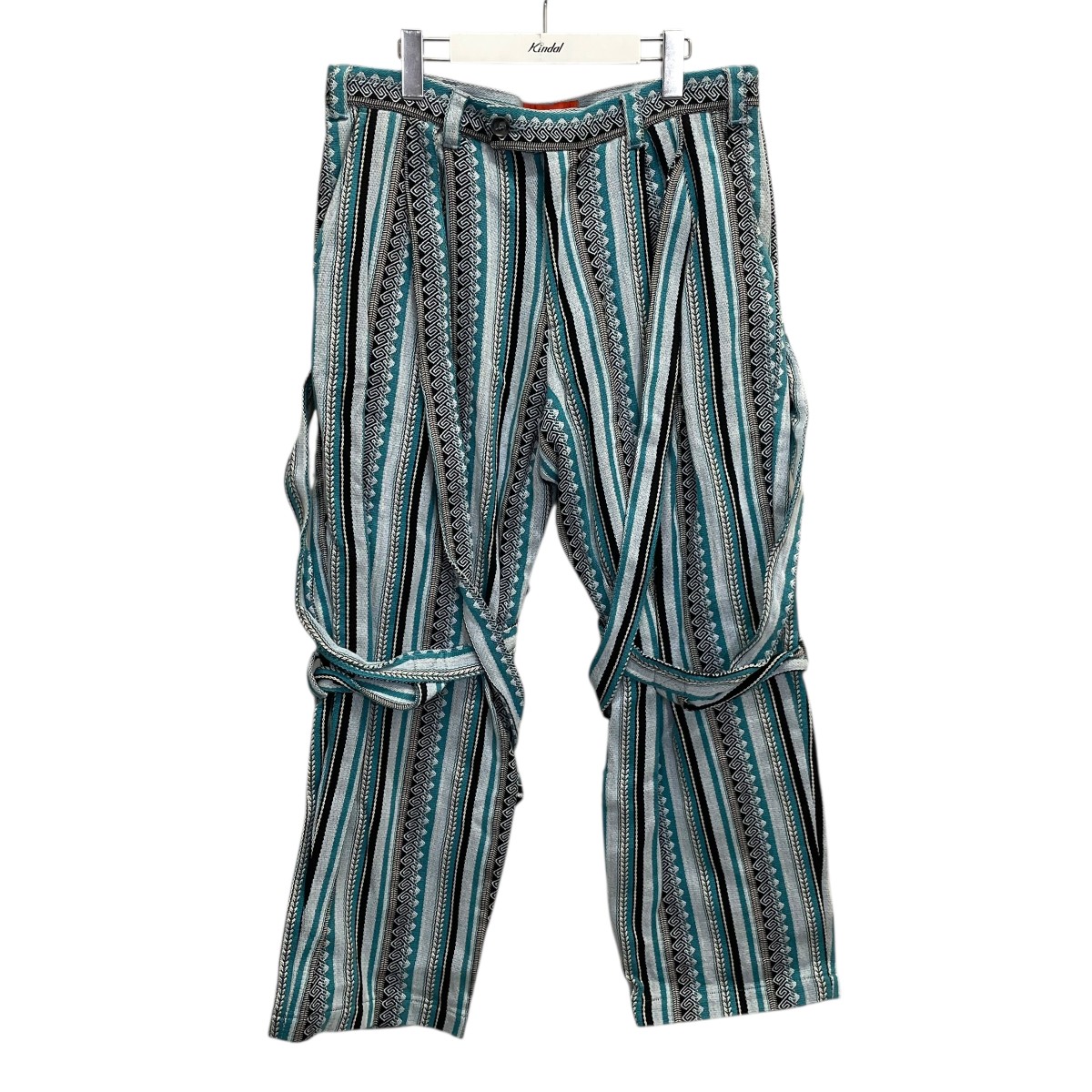 【中古】 Laid．B 柄パンツ LB24SS-PT03 ブルー サイズ：1 【価格見直し】