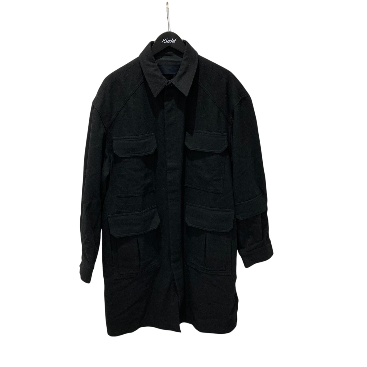 【中古】 Juun．J SHIRTS COAT シャツコート 917235 ブラック サイズ：44 【価格見直し】