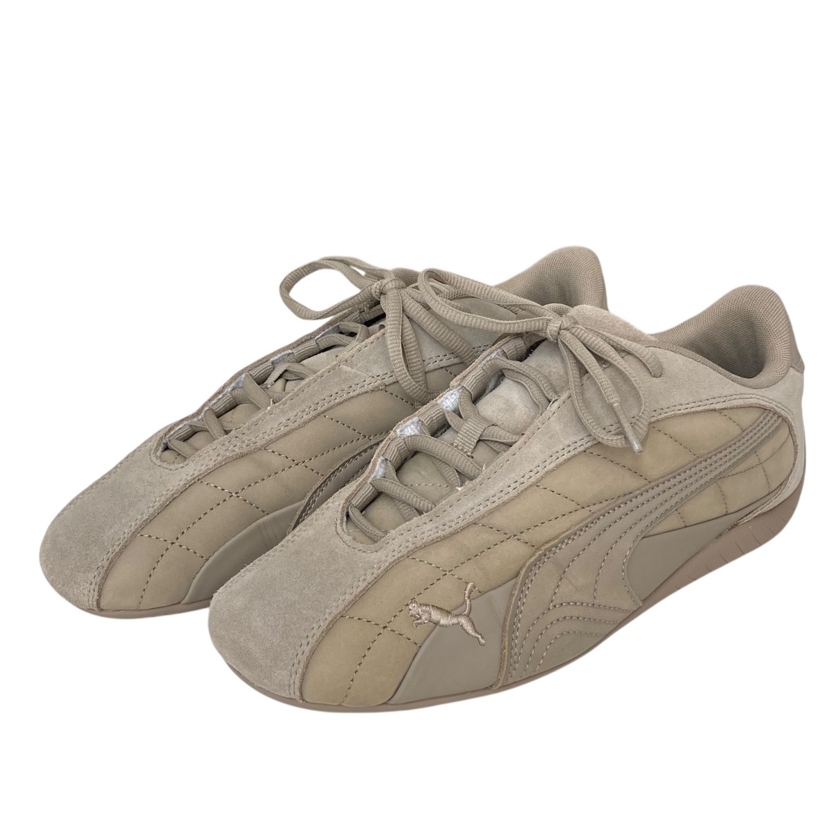 【中古】 PUMA×Graphpaper 25AW SPEEDCAT PLUS スニーカー 406149 01 ベージュ サイズ：26.5cm 【価格見直し】