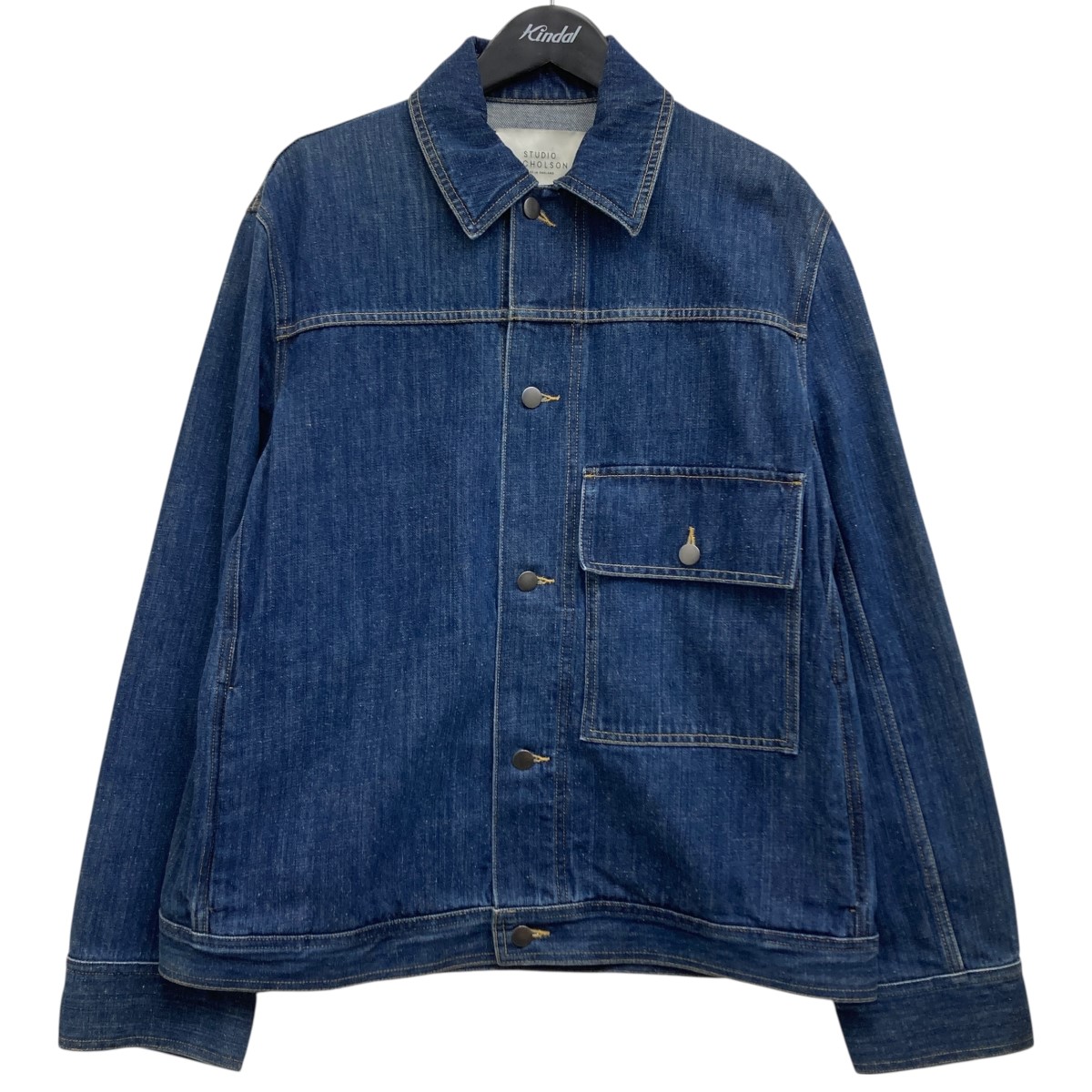 楽天市場】【中古】STUDIO NICHOLSON×ZARAデニムジャケット インディゴ