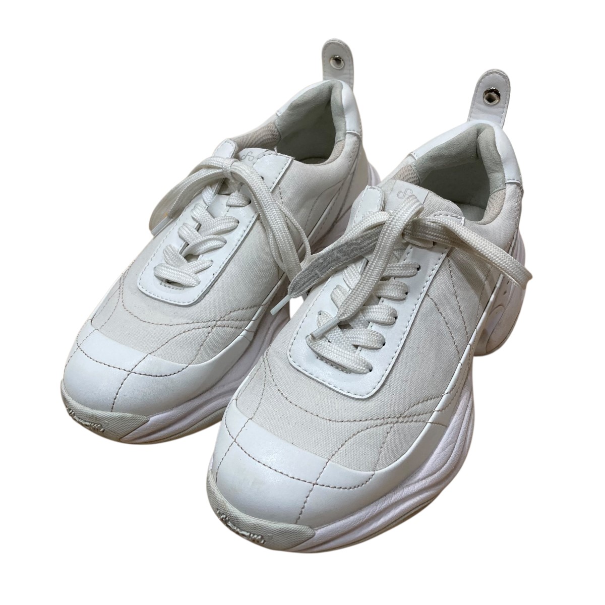 【中古】<br>OAO<br>ローカットスニーカー ホワイト サイズ：25.0cm<br>【価格見直し】