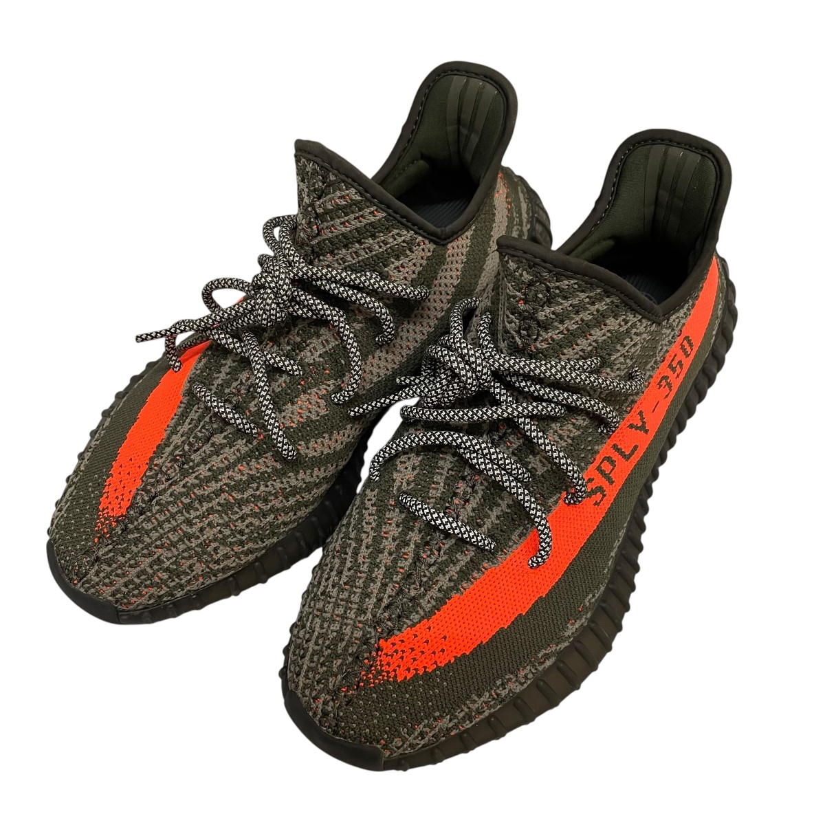 【中古】 adidas YEEZY Boost 350V2 スニーカー HQ7045 カーキ サイズ：28 【価格見直し】
