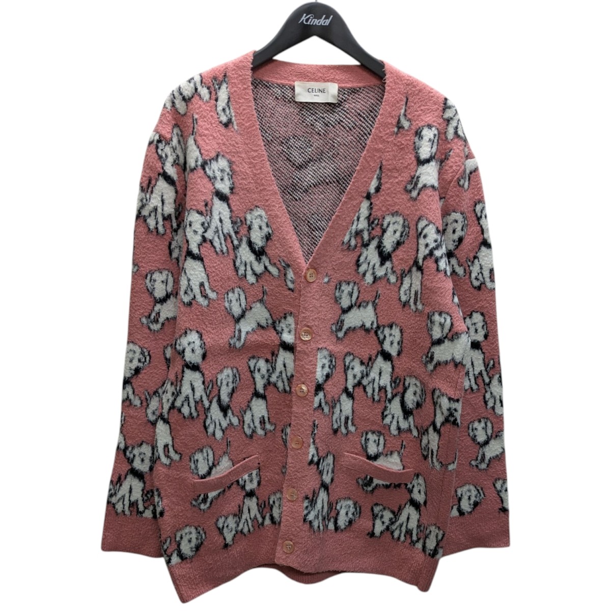 楽天市場】【セリーヌ】Celine 23SS ストライプ ウール ノーカラー