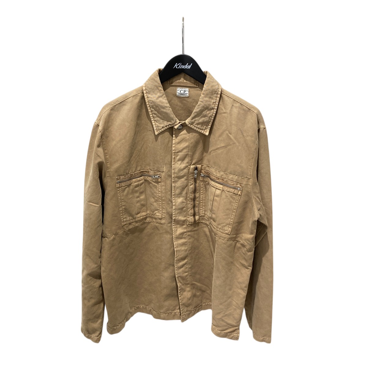 【中古】 C．P COMPANY 03AW ALESSANDRO PUNGETTI期 Multi Zip Pocket Jacket ベージュ サイズ：5 【価格見直し】