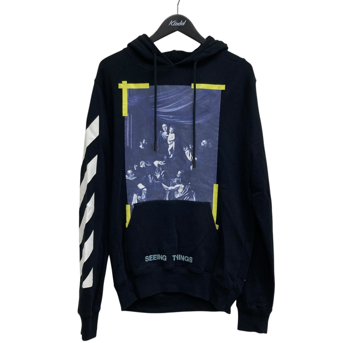 【中古】\u003cBR\u003eOFFWHITE\u003cBR\u003eティーシャツパーカー 黒いこと 大いさ：XXS\u003cBR\u003e【必要経費思いなおす】 メンズファッション-トップス-スウェット・トレーナー
