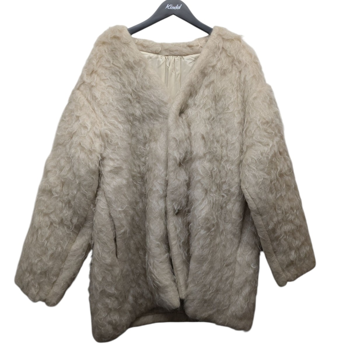 【中古】OUAT 007 SUPER MOHAIR JACKET モヘヤ上衣 O-005-13CD ベージュ 大きさ：2 【090426】（オーユーエーティー）
