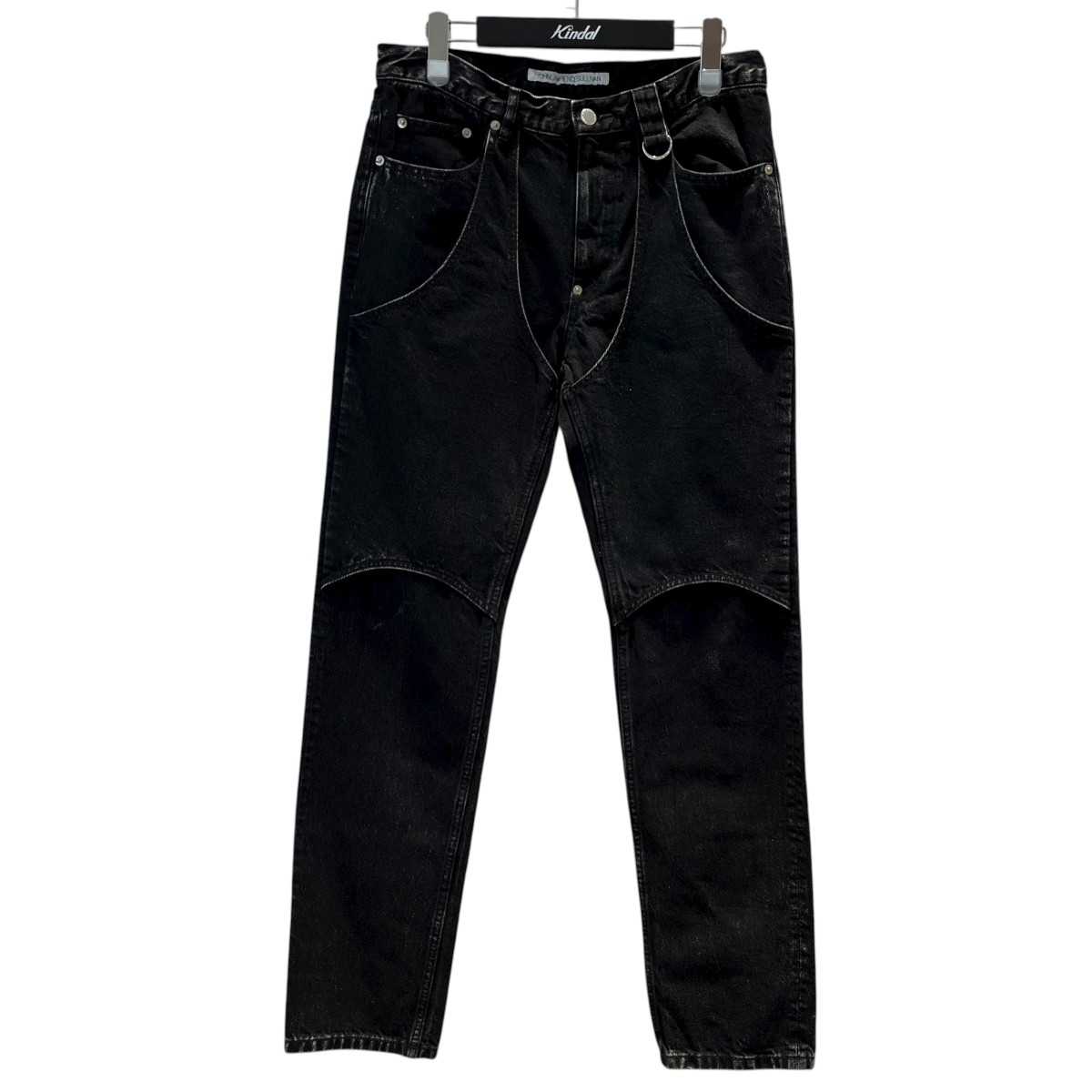【中古】 JOHN LAWRENCE SULLIVAN　 デニムパンツ 2A009-0322-36 ブラック サイズ：46 【091125】（ジョンローレンスサリバン）
