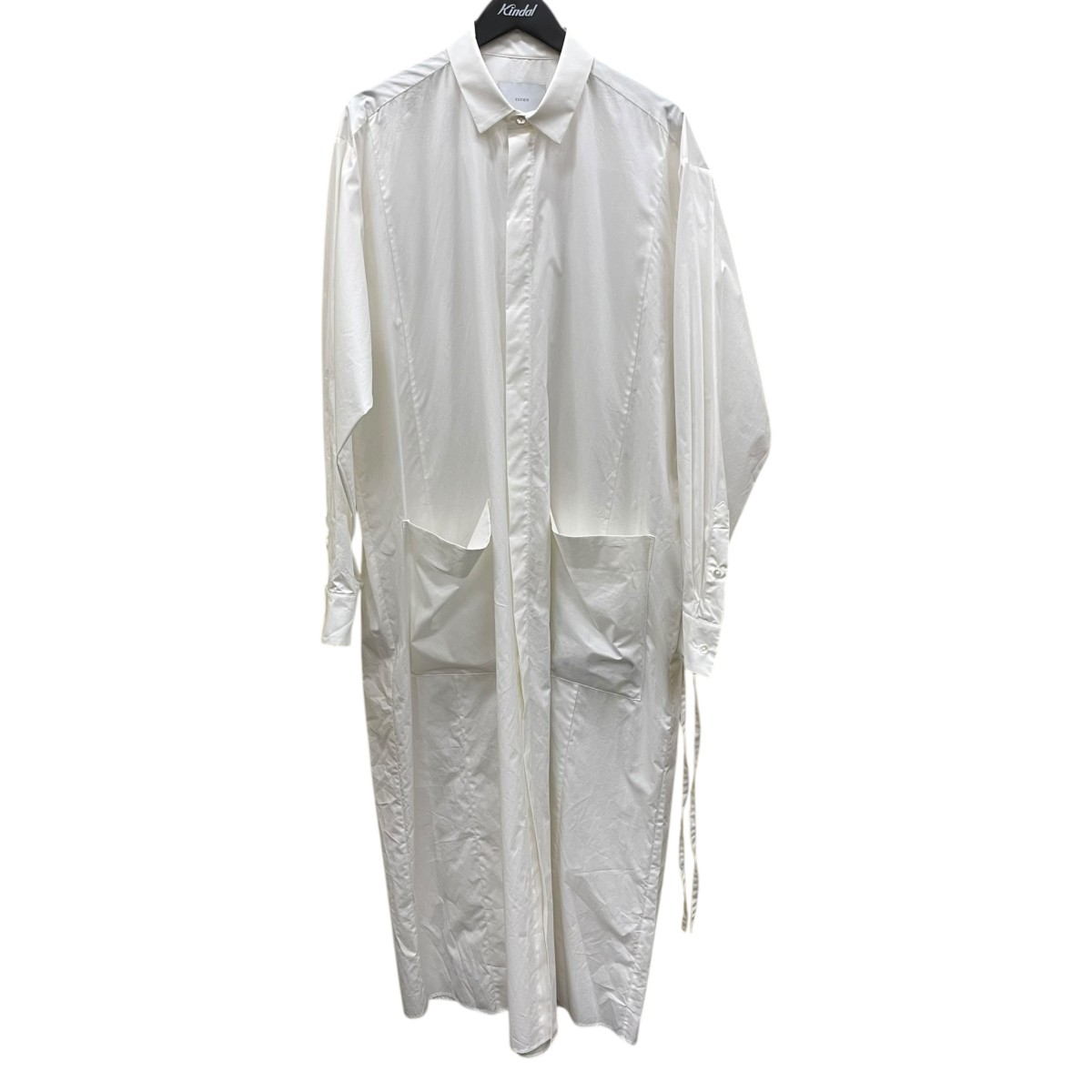 【中古】 ssstein LONG SHIRT ONE PIECE シャツワンピース ST1021 ホワイト サイズ：M 【価格見直し】