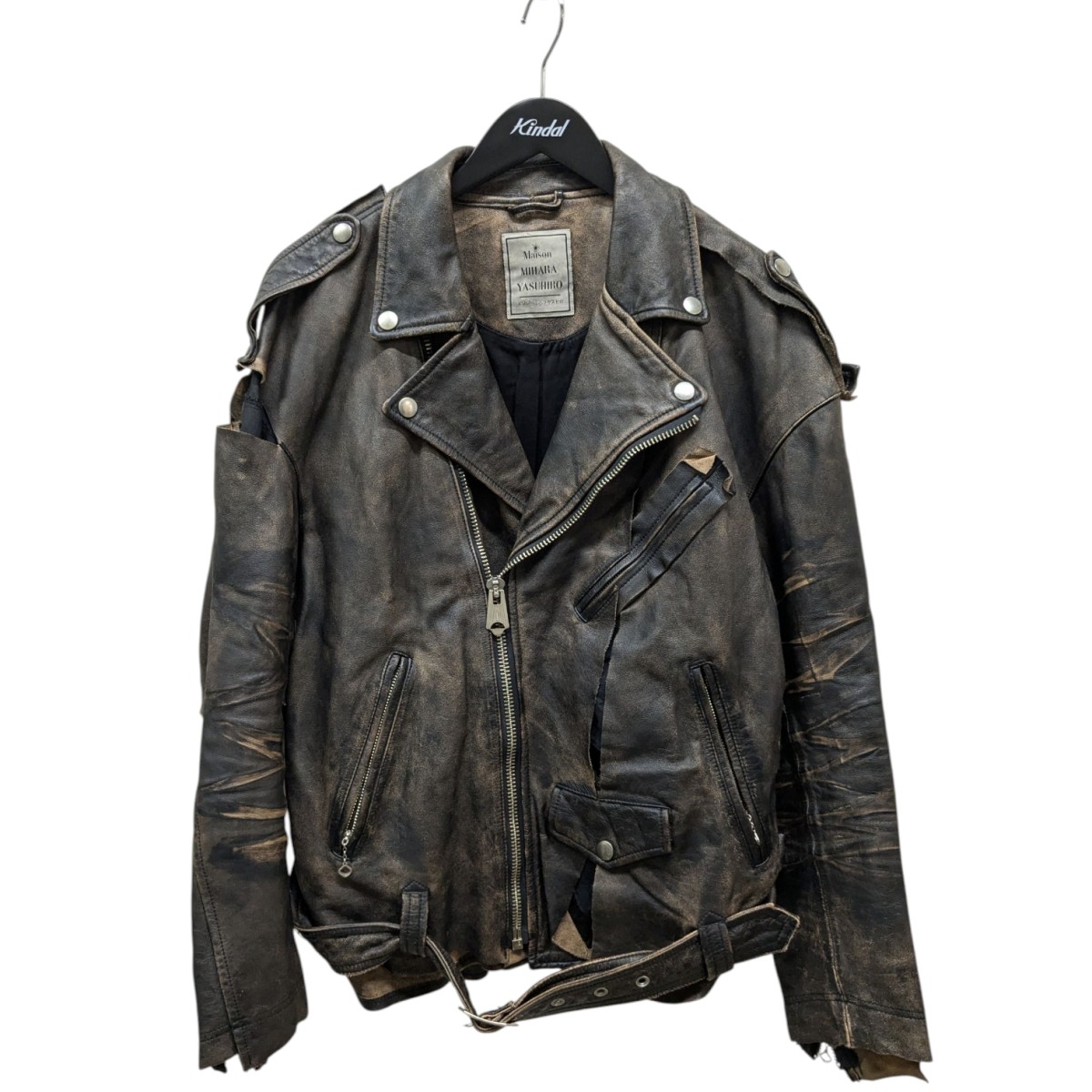 楽天市場】Mihara Yasuhiro ミハラヤスヒロ 91011234 鹿革 ベルト付