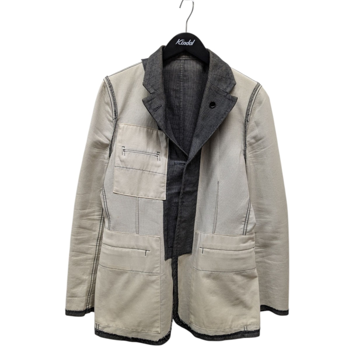 【中古】 COMME des GARCONS　 reversible jacket ジャケット PM-J032 アイボリー サイズ：S 【101125】（コムデギャルソン）