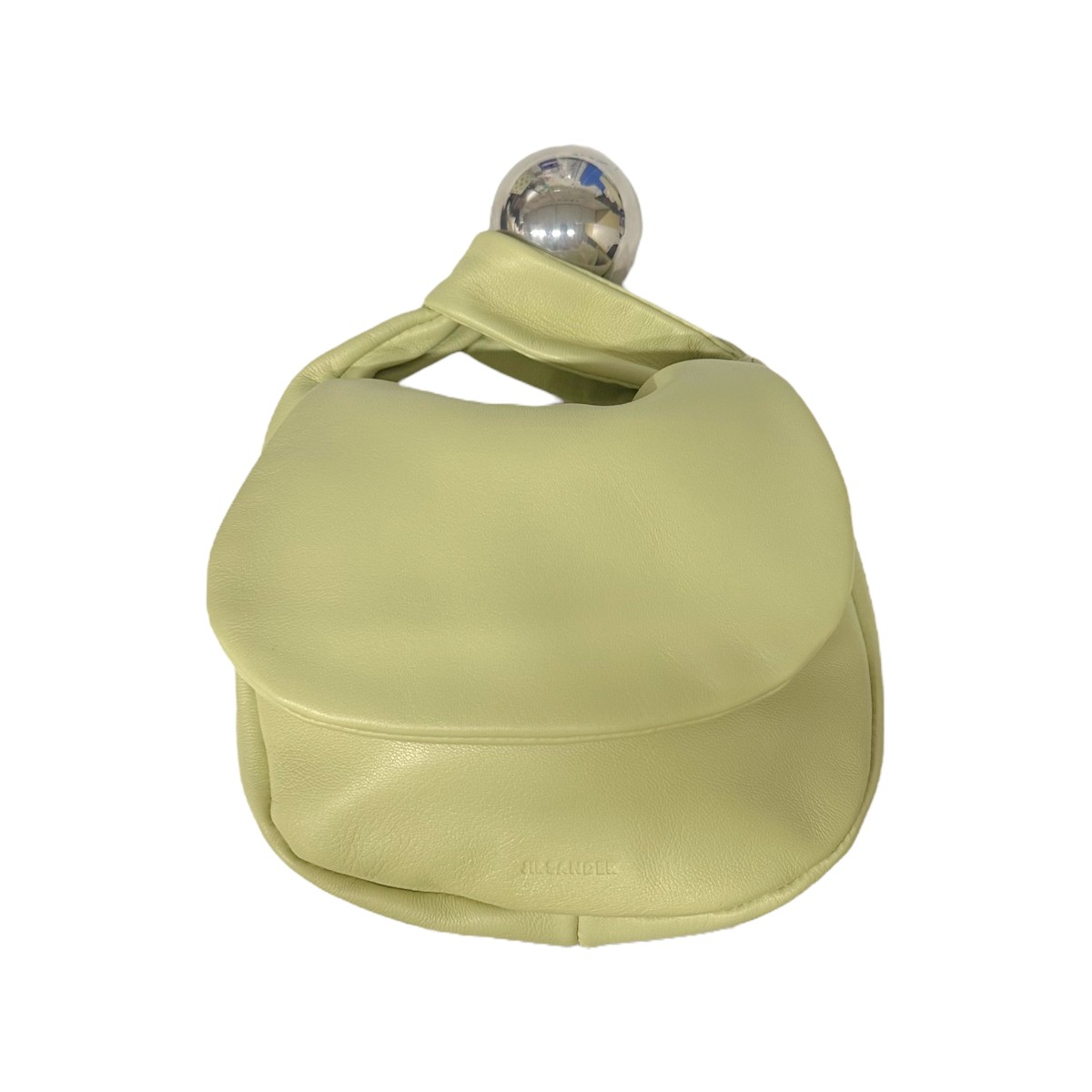 【中古】 JIL SANDER　 ハンドバッグ J07WF005 黄緑 【101125】（ジルサンダー）