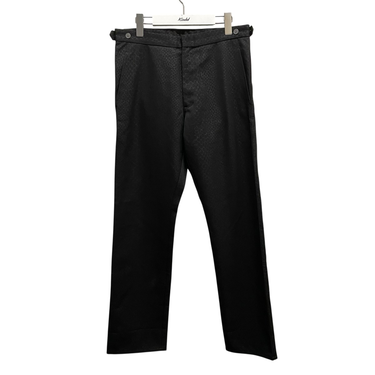 【中古】 COMME des GARCONS HOMME PLUS　 パイソン柄 シャドーストライプ パンツ PP-040325 ブラック サイズ：S 【101125】（コムデギャルソンオムプリュス） 14,652円