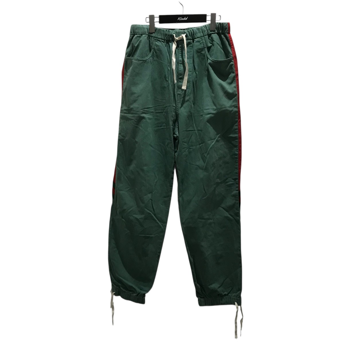 GUCCIナイロンパンツ GUCCI グッチ トラックパンツ GG総柄 ゲートル付き サイズ44