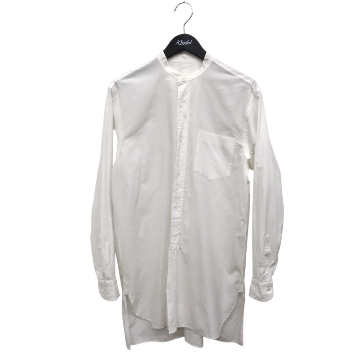 【中古】 COMOLI　 バンドカラーシャツ R01-02002 ホワイト サイズ：1 【111125】（コモリ）