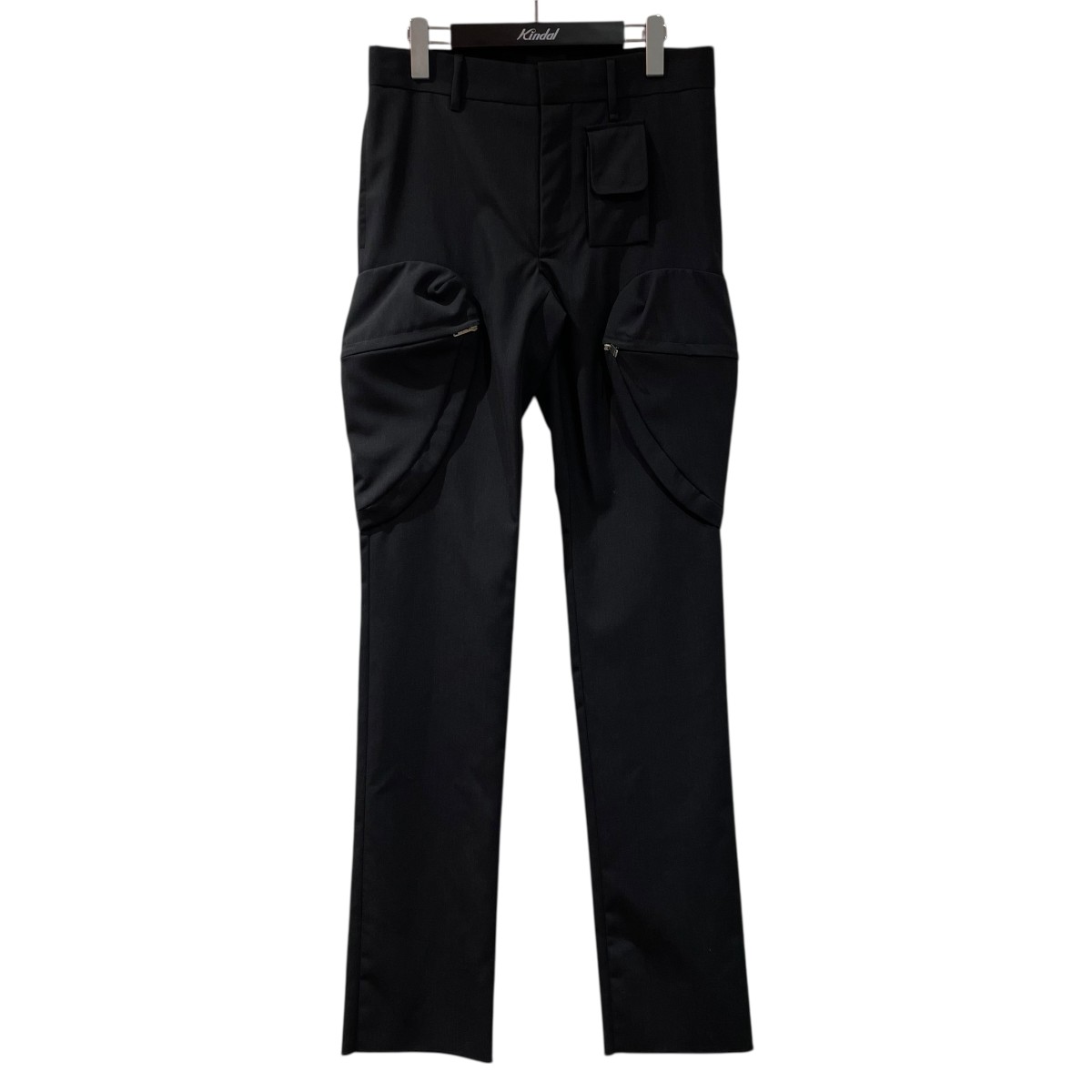 【中古】 GIVENCHY 22AW BIG SIDE POCKET SLIMFIT CARGO TROUSERS BM514S13MP 025 ブラック 【価格見直し】