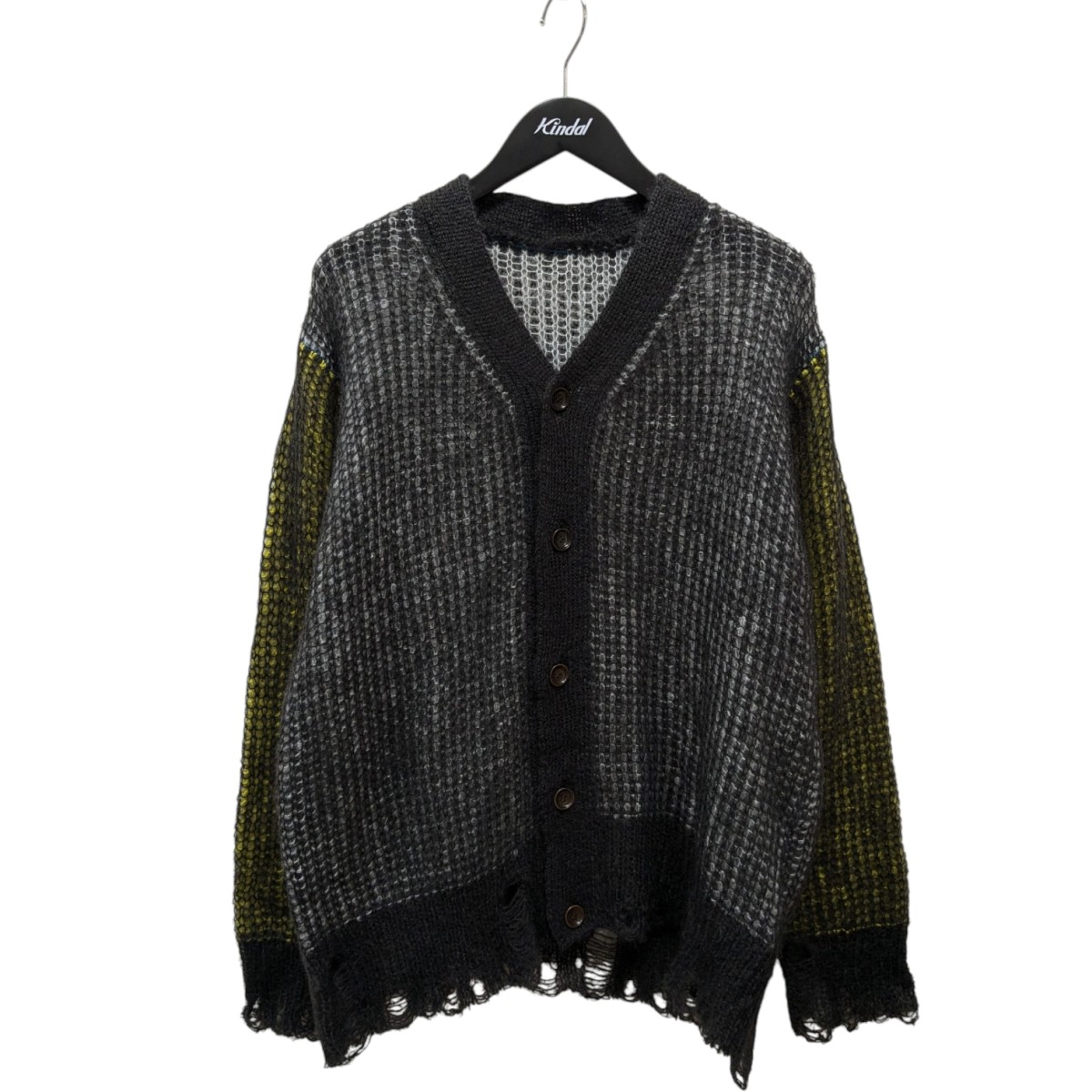 beautiful people カーディガン ネイビー beautiful people / ビューティフルピープル ： fade dye lame jersey