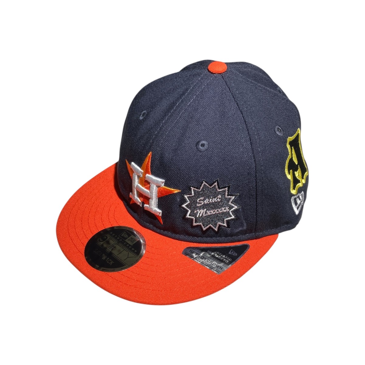 【中古】<br>SAINT MICHAEL×New Era<br>MLB CAP ASTROS キャップ SM-HR8-0000-C48 ブラック<br>【価格見直し】