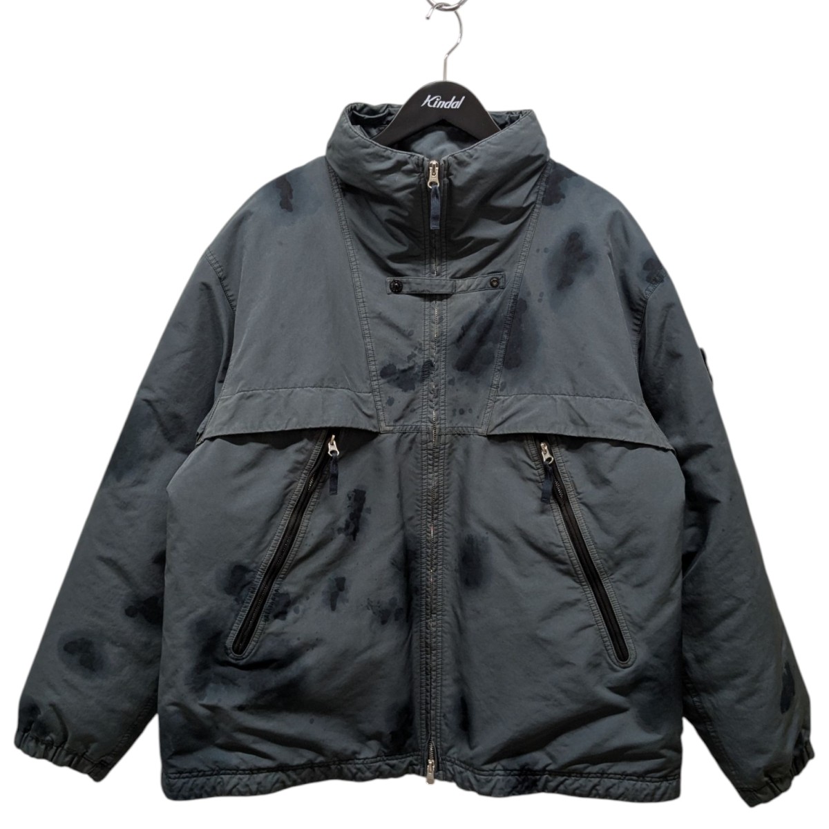 【中古】STONE ISLANDHAND COLOURING ON DAVID-TC DOWN 中綿ジャケット 7915435E1 オリーブ サイズ：L【価格見直し】｜ブランド古着のカインドオル