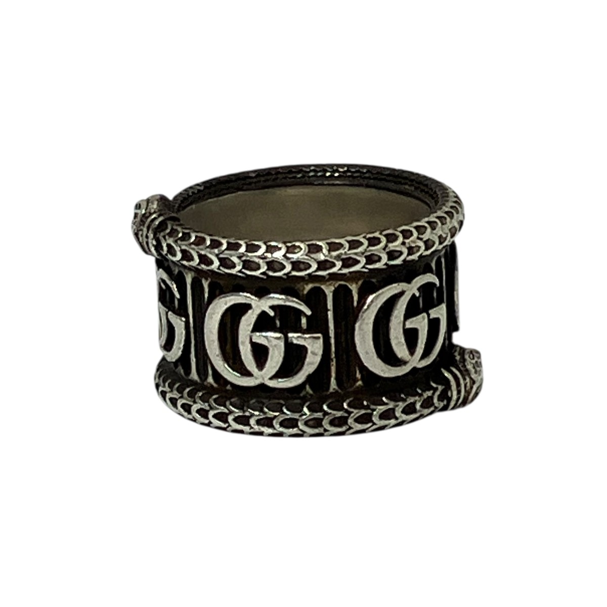 楽天市場】【ジュエリー】GUCCI グッチ ダブルG スネーク 蛇 ワイド