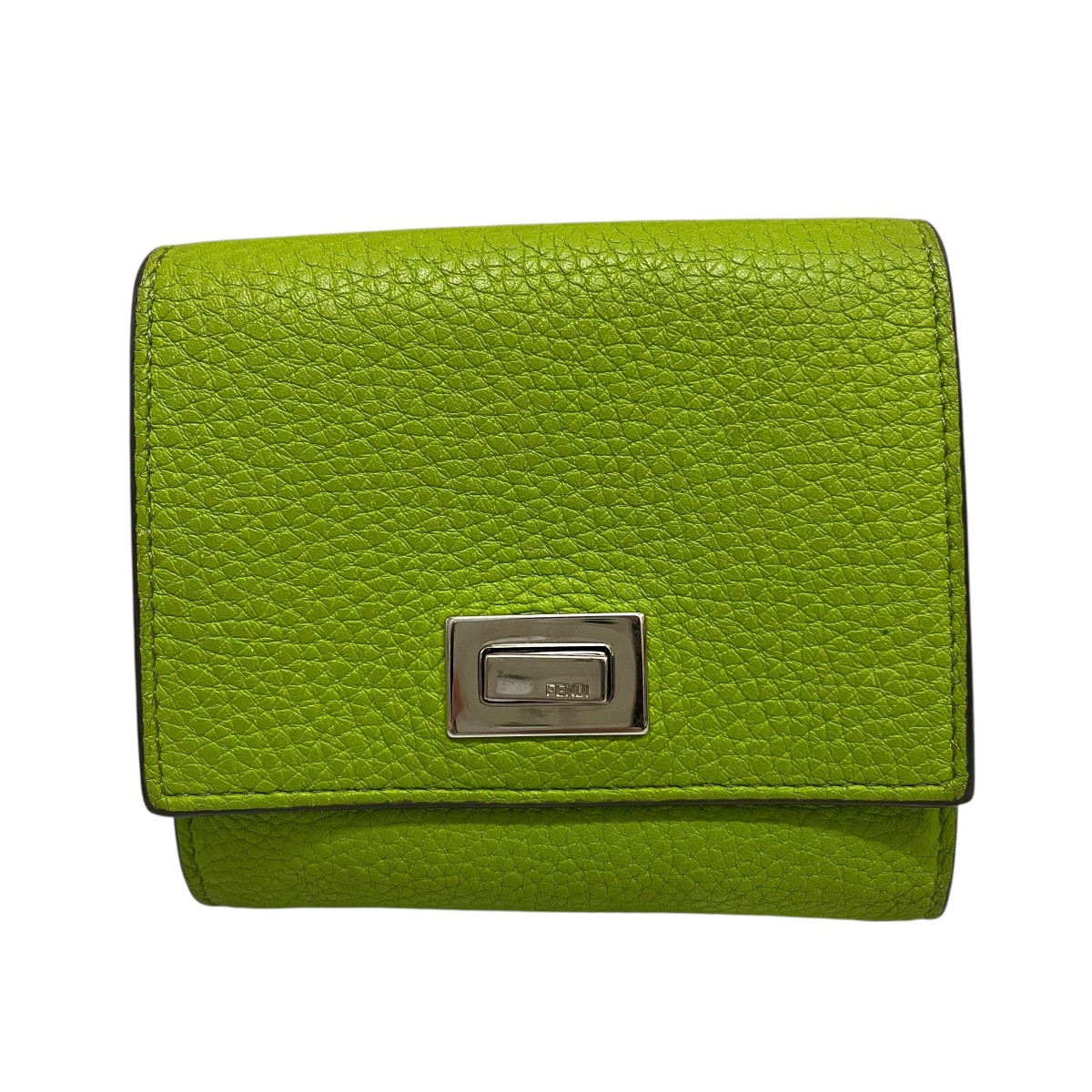【中古】 FENDI 財布 グリーン 【価格見直し】