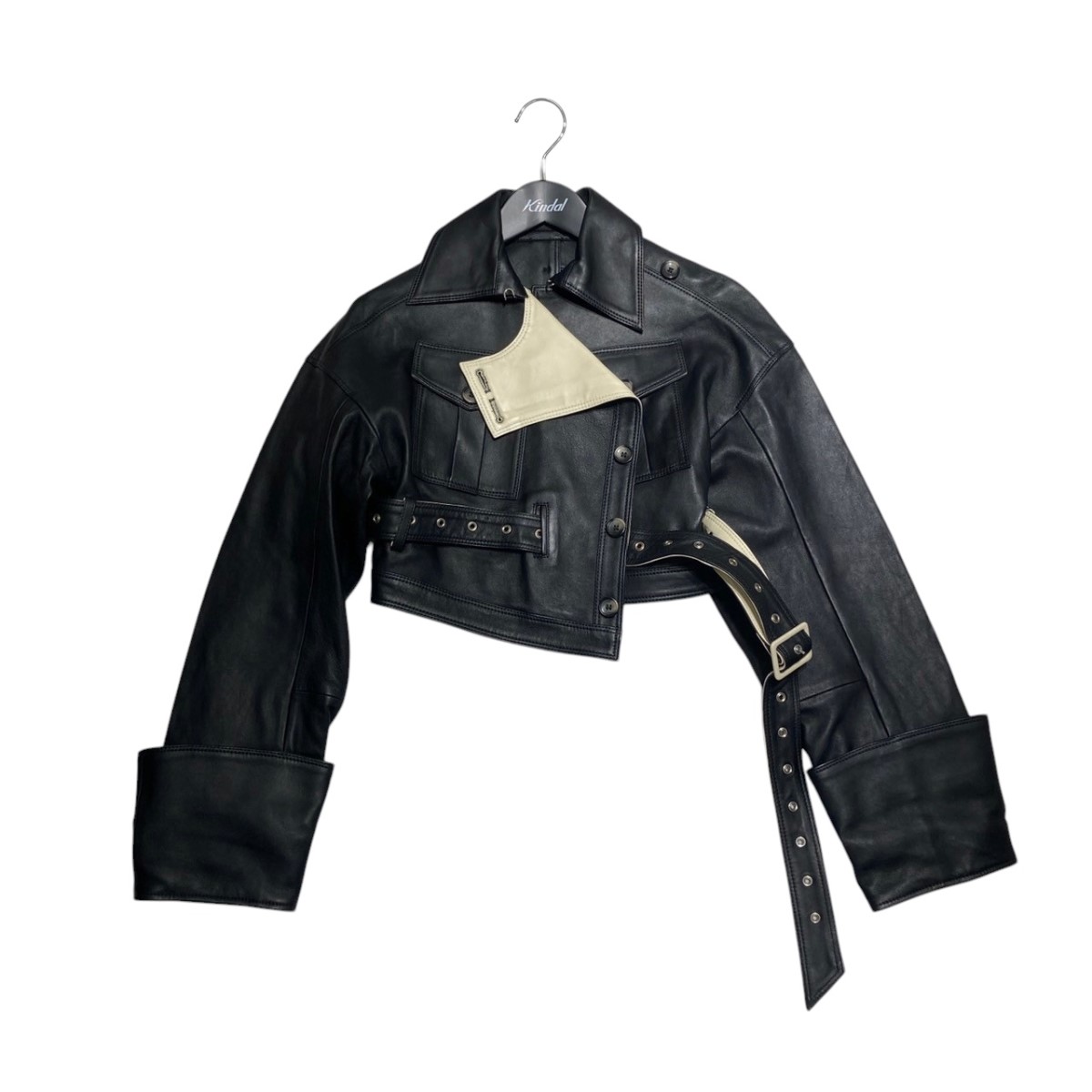 楽天市場】【中古】rokh ×H＆M ベルテッドウールブレザー ブラック