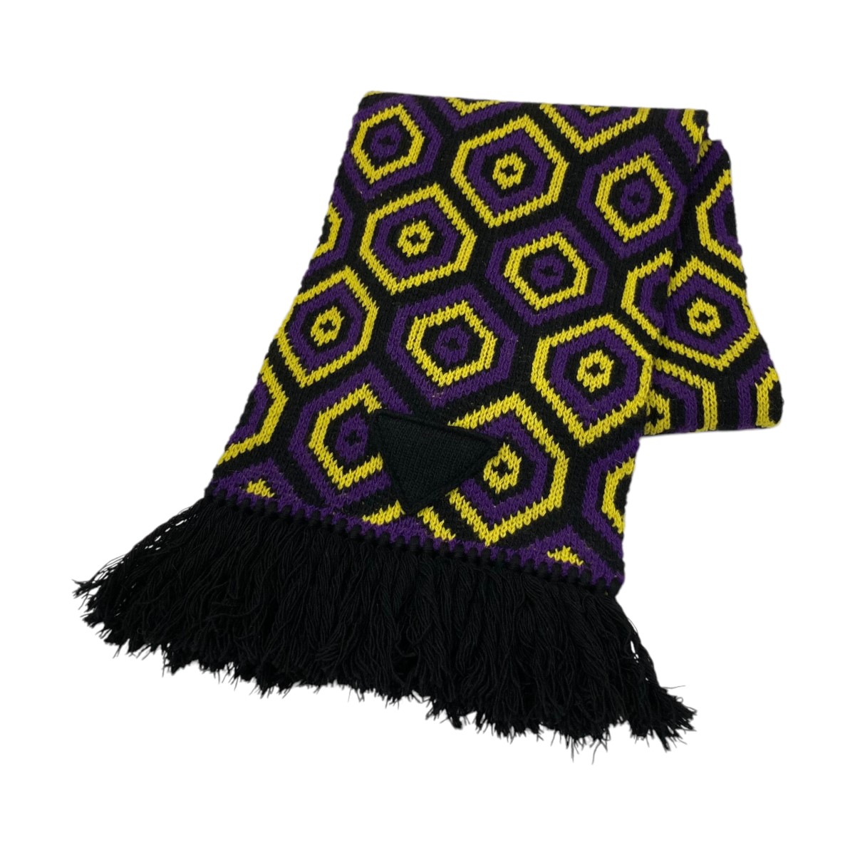 楽天市場】【アパレル】PRADA プラダ マフラー ロゴ カシミヤ グレー